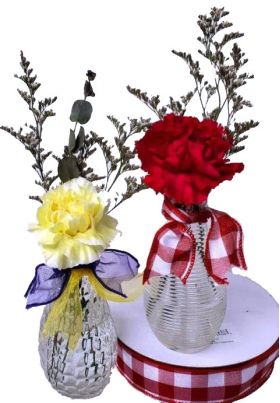 Mini Flower Vase Arrangements